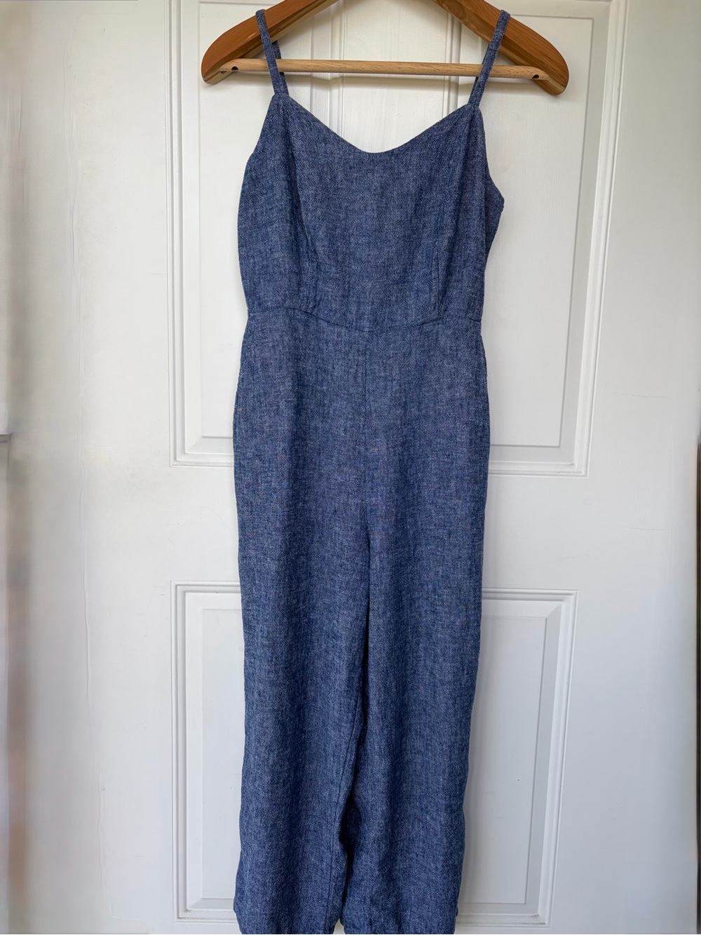 •Old Navy• Soft Linen Blend Wide Leg Jumpsuit - Size Medium